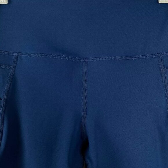 Zyia Active Crop Leggings‎ Women's Size 4  Blue Solid Polyester Spandex PT-613 - Picture 3 of 4